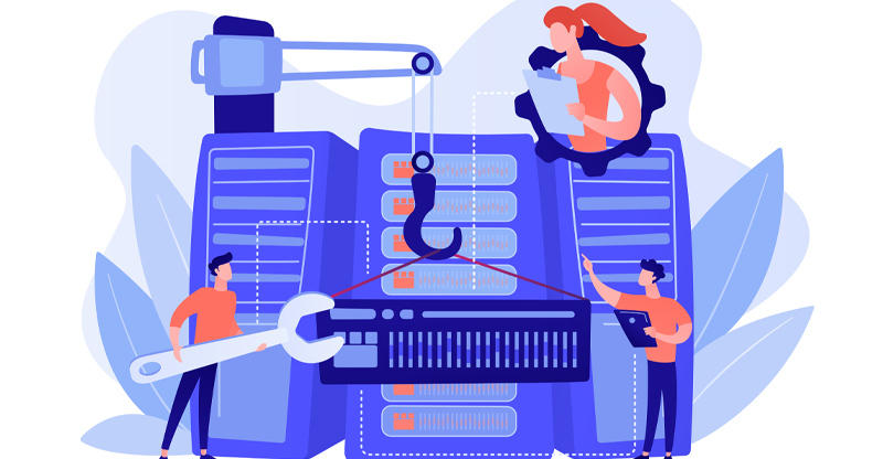 Серверное помещение АБК Контейнекс-Монолит